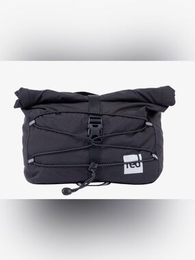 🌙 B97 Red LIGHTWEIGHT WATERPROOF CROSSBODY BAG 7L - OBSIDIAN BLACK